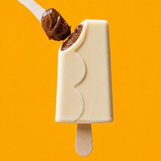 Paleta De Banana Con Nutella