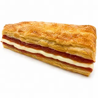 Hojaldre de guayaba y queso tierno