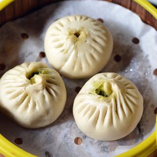 Baozi relleno de mix vegetal (3uds)
