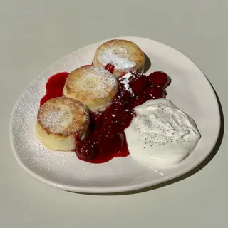 Cherry-Sour Syrniki