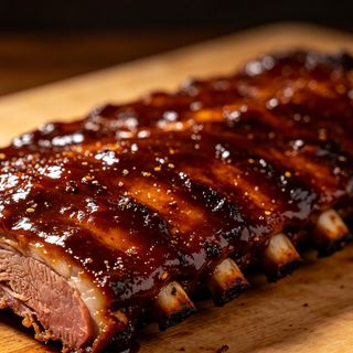 Costillas a la BBQ