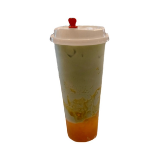 Matcha Mango Con Leche De Coco