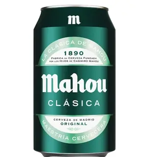 Cerveza Mahou verde