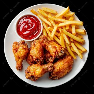 Menú Alitas De Pollo (5 Uds.)