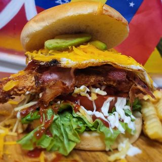 Hamburguesa pollo crispy