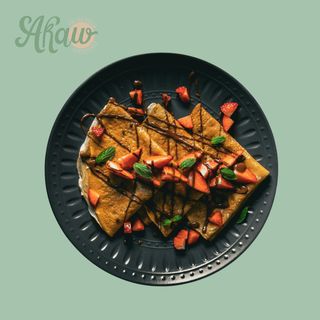 Crepe con salsa