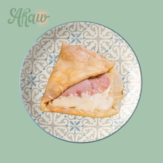 Crepe de jamon york y queso