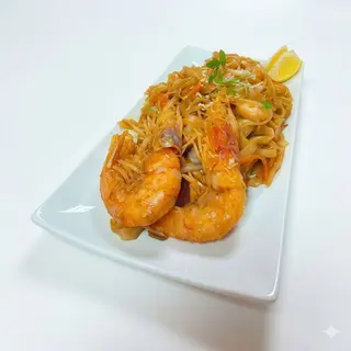 Fideo De Arroz Salteado Vietnamita