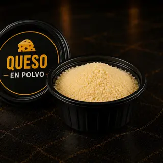 Tarrina de queso en polvo