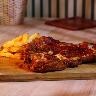 Milanesa pepperoni