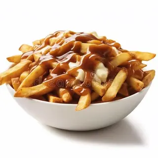 Patatas Fritas Con Salsa Gravy