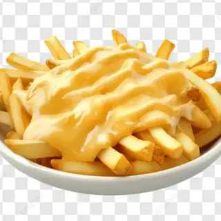 Patatas Fritas Con Queso