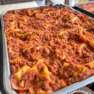 Menú Lasagna y Dulce