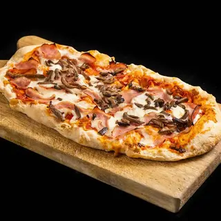Pizza Jamon cocido y Setas