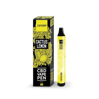 Euphoria CBD Vape Desechable 2 ml  Cactus Lemon