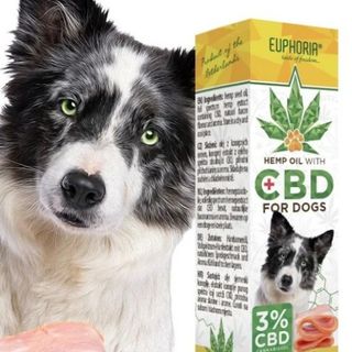Euphoria Aceite de CBD para perros 3%, 300 mg, 10 ml
