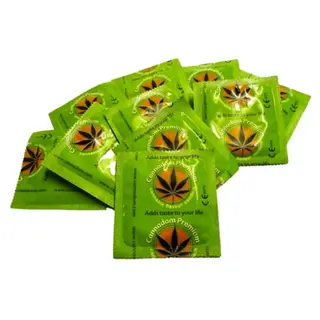 Preservativos de Cannabis con Sabor a Marihuana (3uds/pack)