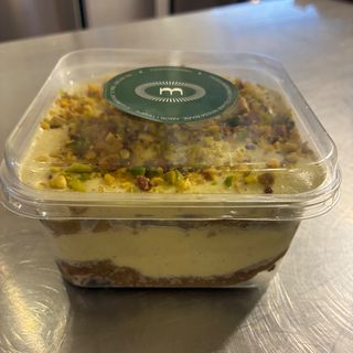 Tiramisú de pistacho