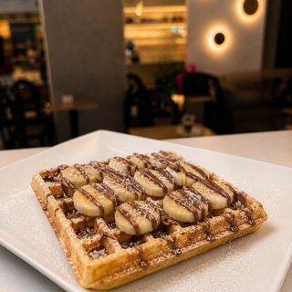 Gofre de Plátano y Nutella