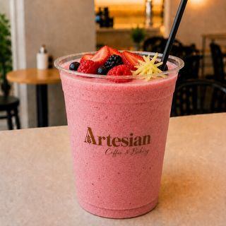 Batido de Fresa, Frutos Rojos y Jengibre