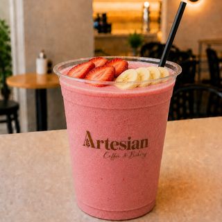 Batido de Fresa y Plátano