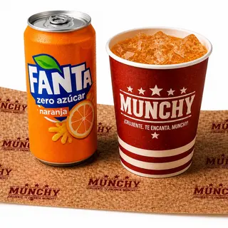 Fanta Naranja zéro lata 330ml.