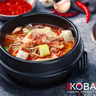 Sopa coreana con mariscos