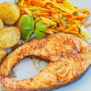 Salmón A La Plancha