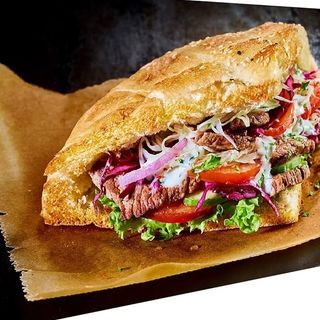 Pan Pita con Kebab