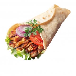 Kebab de tiras de pollo