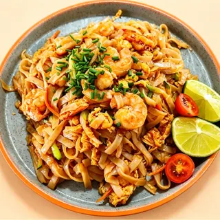 46.Pad Thai con gambas