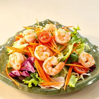 3.Ensalada con gambas