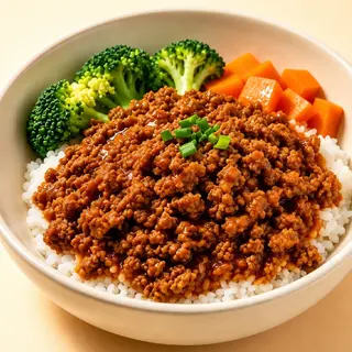 53.Arroz con ternera picada en salsa picante