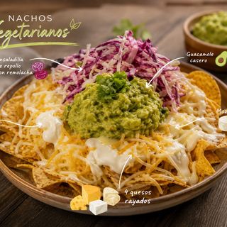 Nachos vegetarianos
