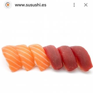 24 Nigiris de salmon y atun