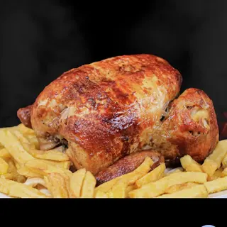 Pollo Asado Entero con Patatas Grande