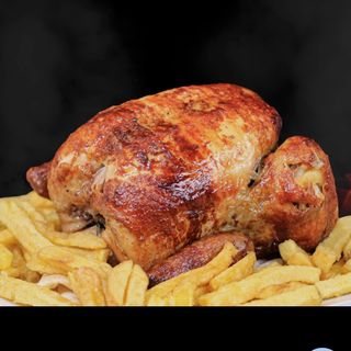 Pollo Asado Entero con Patatas Grande