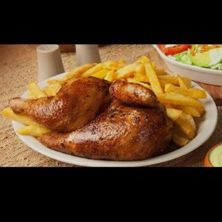 Menú ½ Pollo