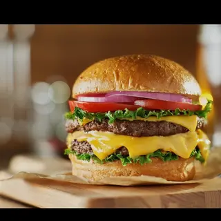 Hamburguesa doble.