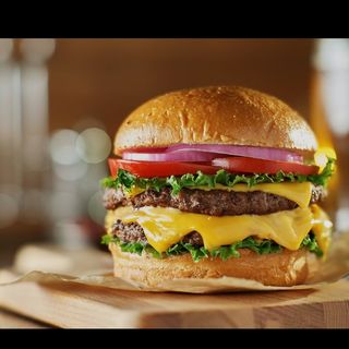 Hamburguesa doble.