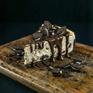 Tarta de Queso y Galletas Oreo - Porción