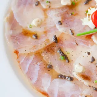 Carpaccio de bacalao