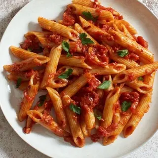 Macarrones tartuffo