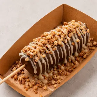 Chocoplátano De Chocolate Negro Y Cacahuete