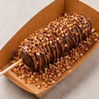 Chocoplátano De Chocolate Negro Y Almendra
