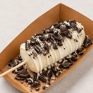 Chocoplátano De Chocolate Blanco Y Oreo