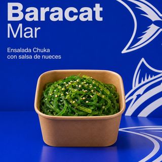 Ensalada wakame con salsa de nueces