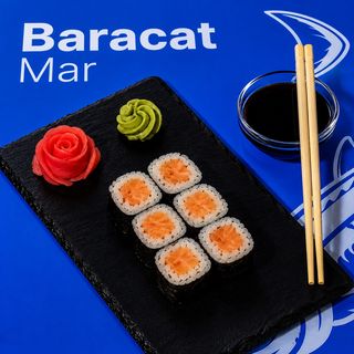 Sake Ahumado Maki (6 Pzs.)