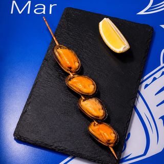 Brocheta de Mejillones de Nueva Zelanda