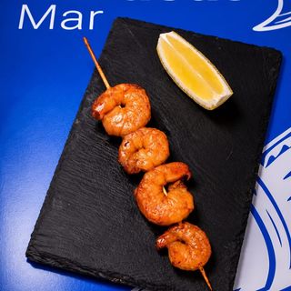 Brocheta de Langostinos